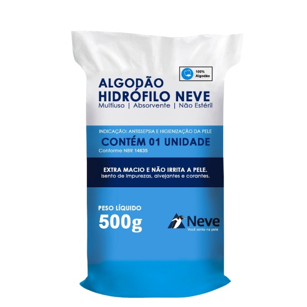 ALGODÃO HIDRÓFILO ROLO 250G -NEVE